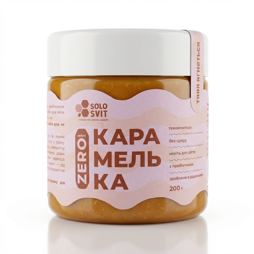 Карамель без цукру ТМ SOLOSVIT, 200г