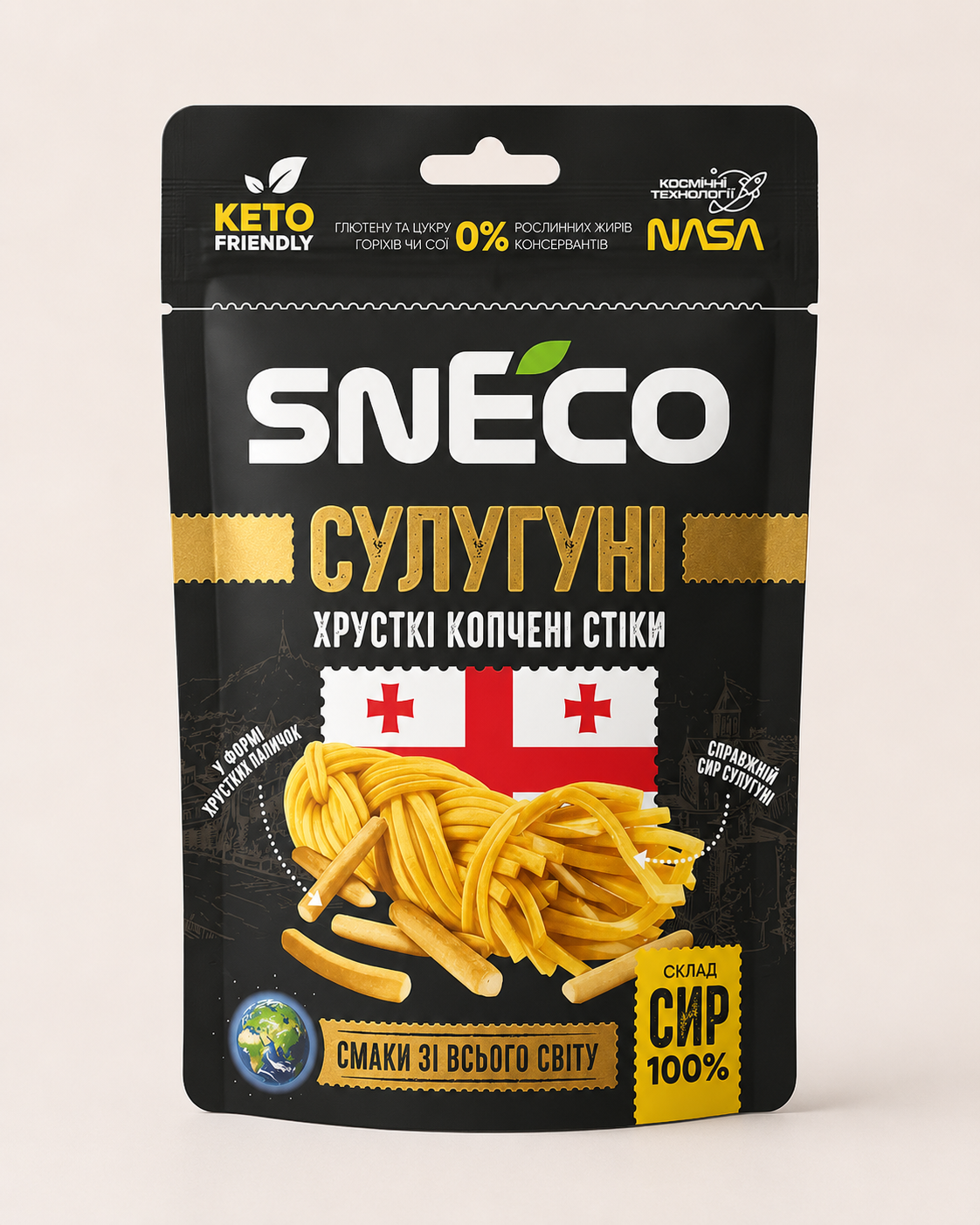 Сир сушений snEco “Сулугуні», 28г