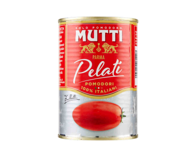 Томати очищені в томатному соку MUTTI, 400 г