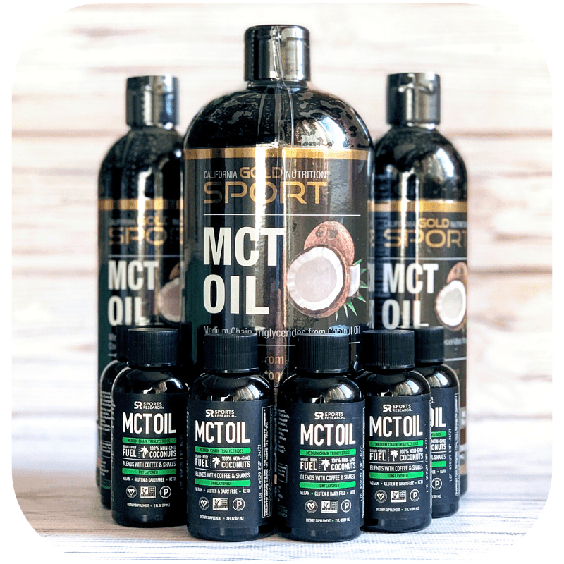 Органічна MCT олія з середньоланцюговими тригліцеридами California Gold Nutrition, 355 мл