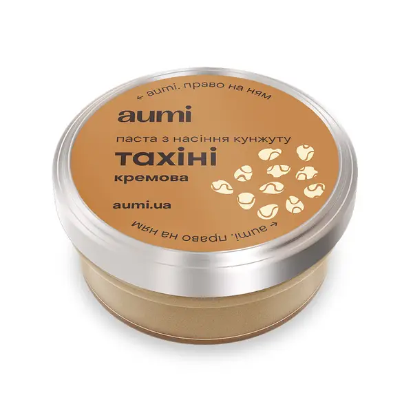 Кремова паста з насіння кунжуту (тахіні) ТМ Aumi, 50г